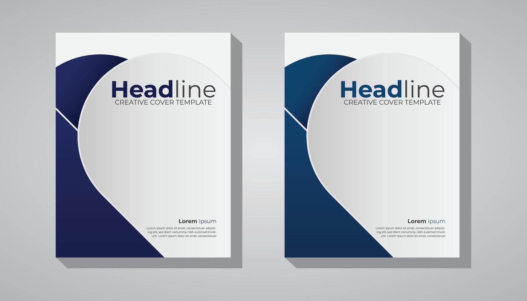 White colorful background and white colorful design idea, book cover design template with unique stylish design for your business. Book cover template for annual report, magazine, booklet, brochure vector