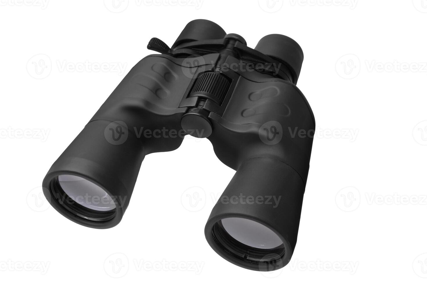 binoculars isolated on white photo
