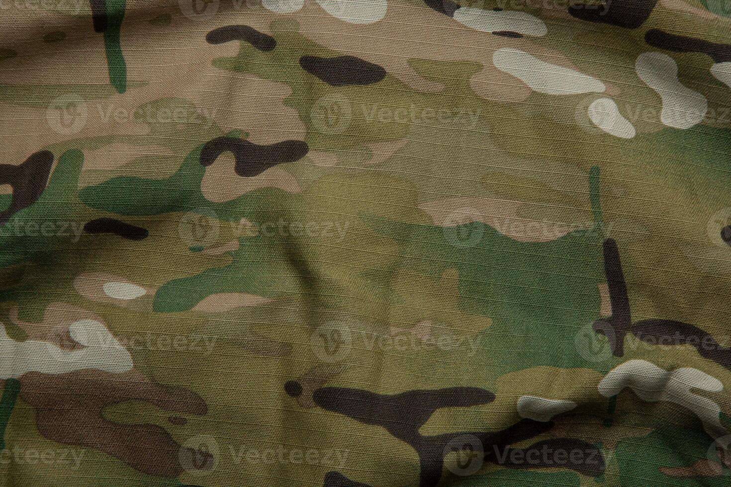 Armed force multicam camouflage fabric texture back. photo