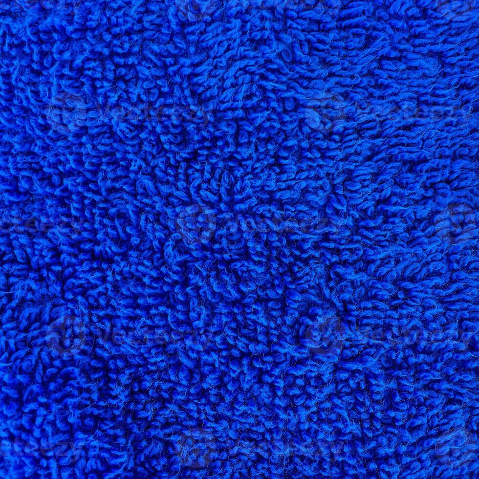 blue terry cloth texture photo