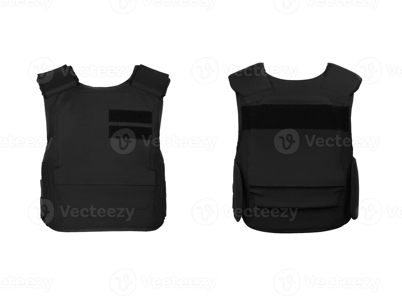 Flak jacket isolated on white photo