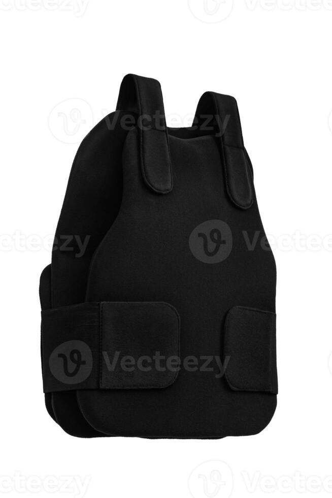 bulletproof vest isolated on white photo