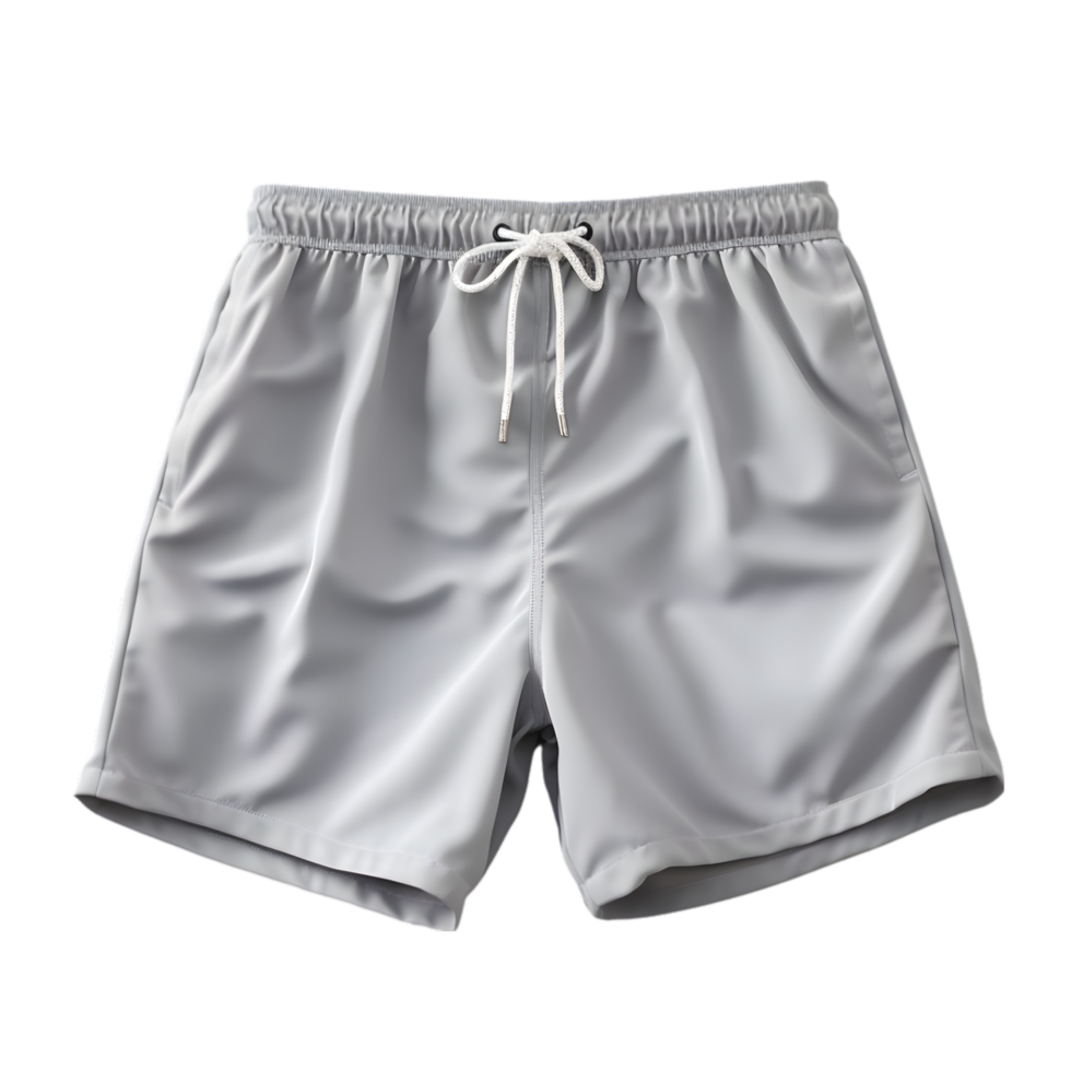 A studio photo of a pair of sports trunks on transparent background. png