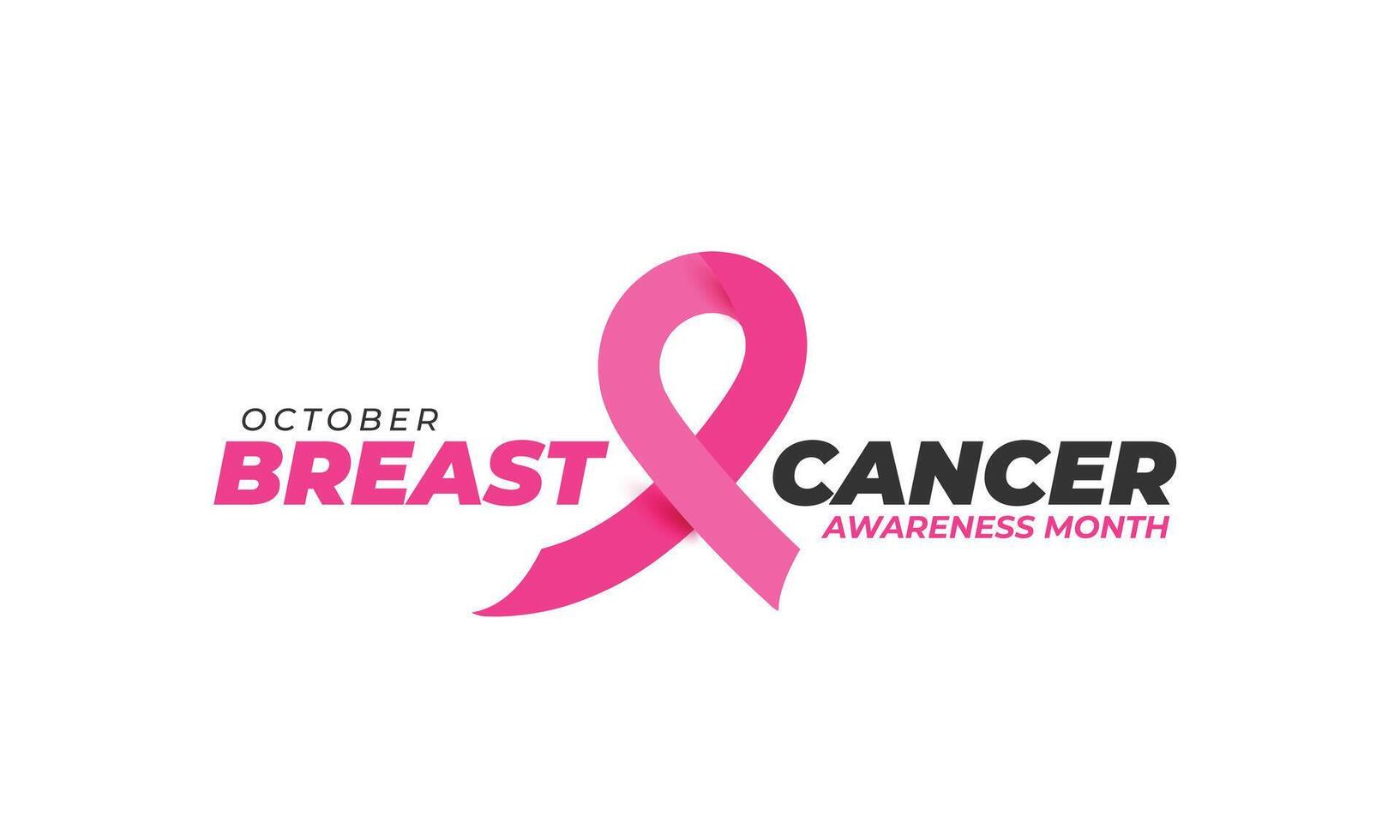 Breast Cancer Awareness Month. background, banner, card, poster, template. illustration. vector