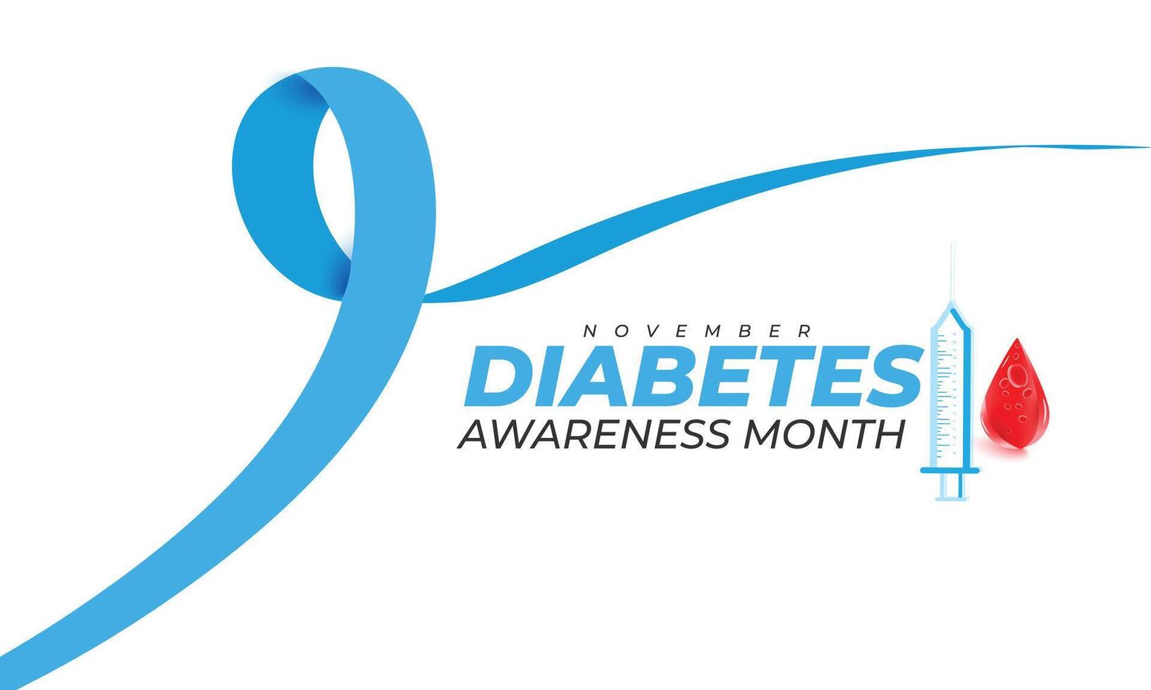 Diabetes awareness month. background, banner, card, poster, template. illustration. vector