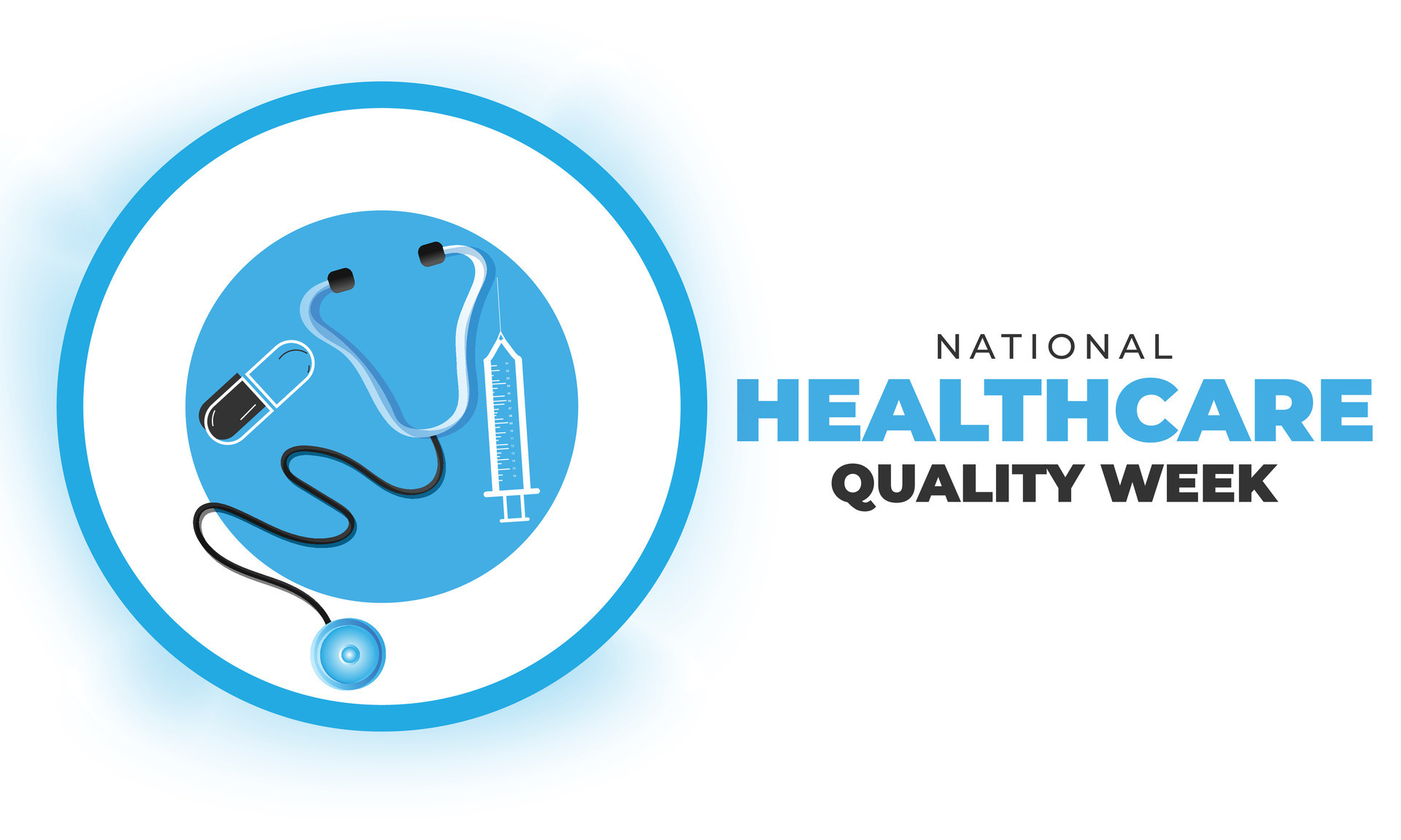 National Healthcare Quality Week. background, banner, card, poster