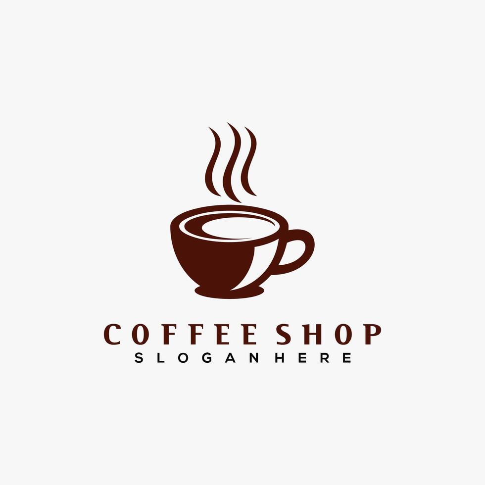 Coffee logo , icon, symbol, illustration design template. Isolated on white background. vector