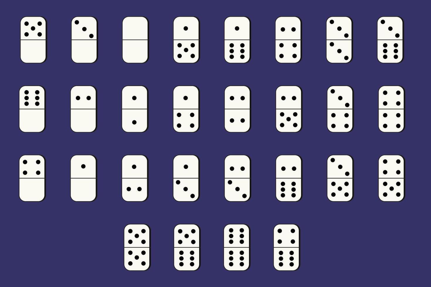domino board block vector