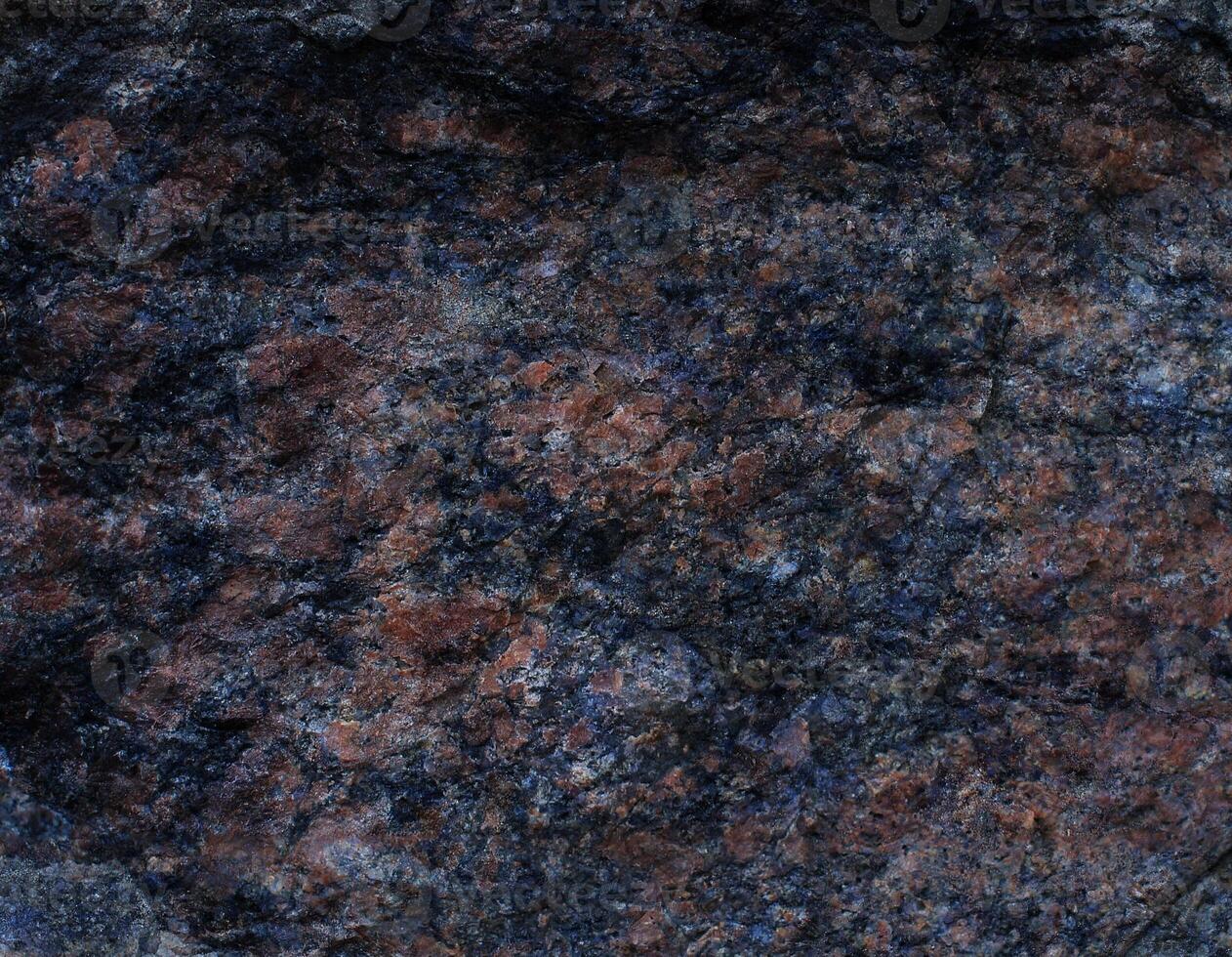 Abstract Natural Rock Stone Granite Grunge Rusty Metal Texture Design Background Natural Color Stone Material Granite Design Wallpaper. Close-up Detail of Natural Stone photo