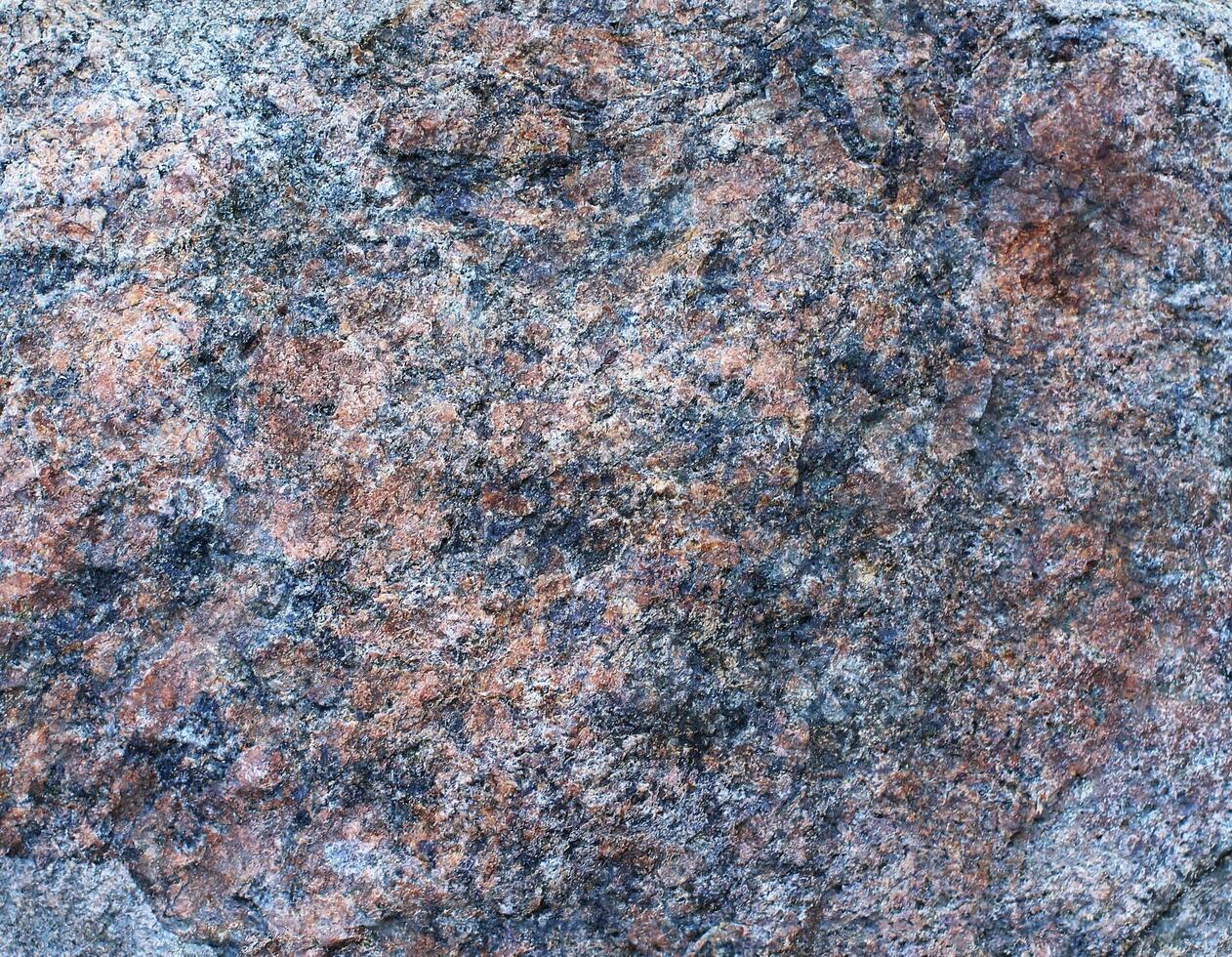 Abstract Natural Rock Stone Granite Grunge Rusty Metal Texture Design Background Natural Color Stone Material Granite Design Wallpaper. Close-up Detail of Natural Stone photo