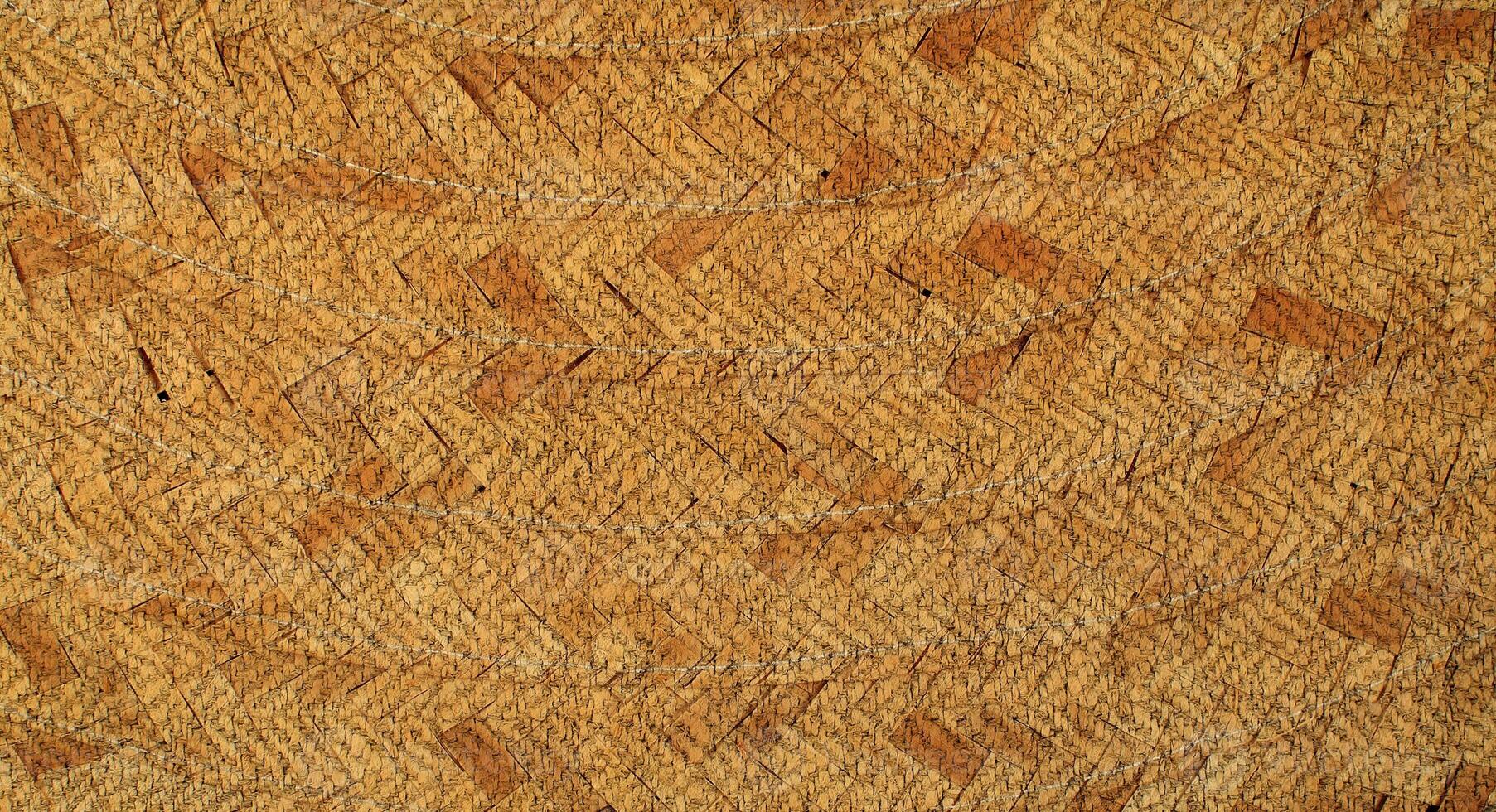 Natural Linen Material Textile Canvas Fabric Texture Background Close-up Detail of Fabric Natural Color Hemp Material Pattern Design Wallpaper. Can be Used as Background or For Graphic Design photo