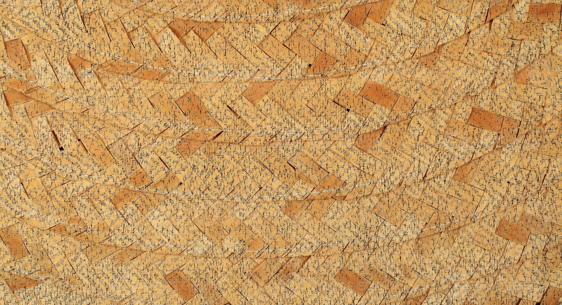 Natural Linen Material Textile Canvas Fabric Texture Background Close-up Detail of Fabric Natural Color Hemp Material Pattern Design Wallpaper. Can be Used as Background or For Graphic Design photo