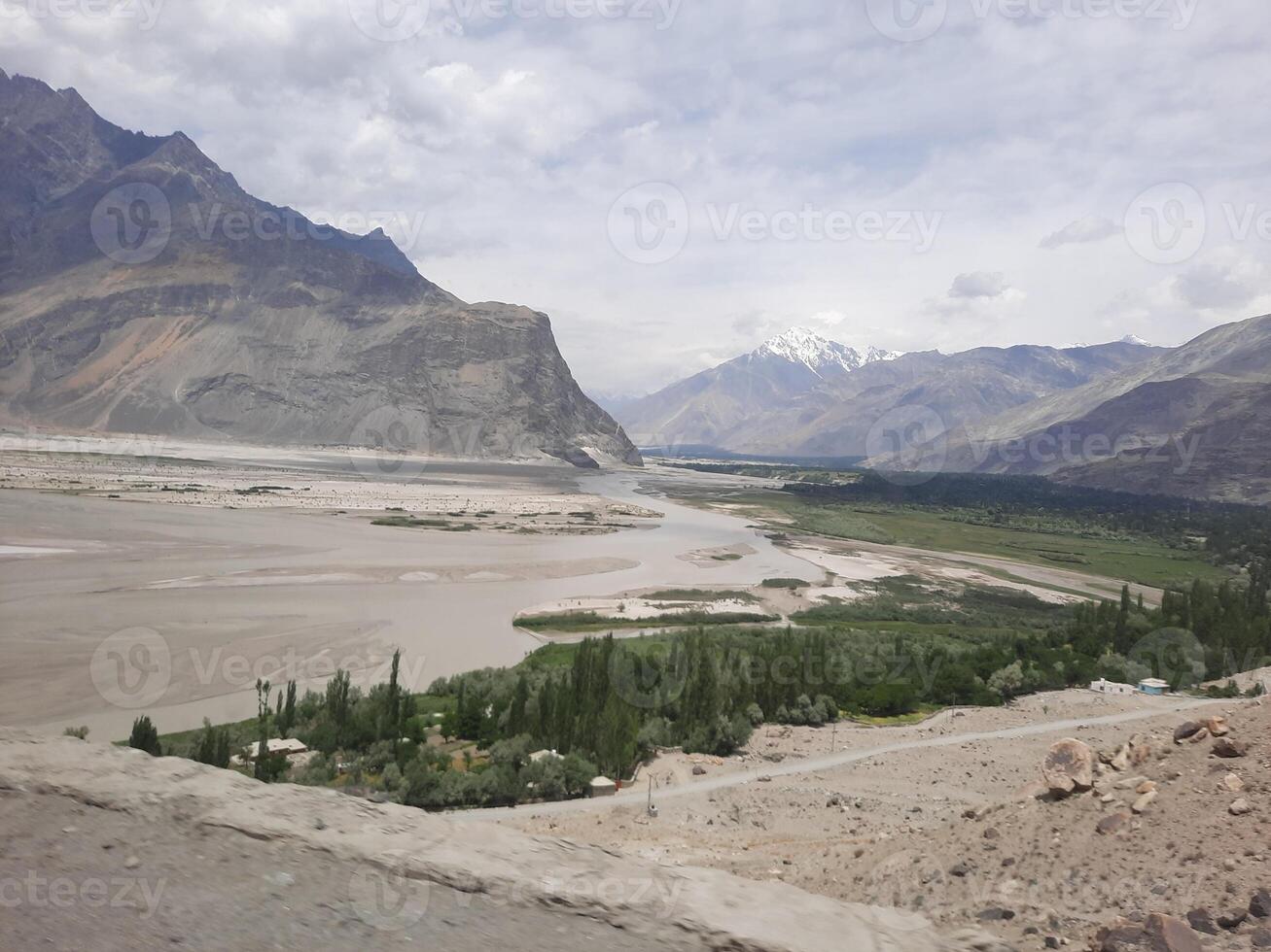 The breathtaking natural beauty of the Shigar Valley in Gilgit Baltistan, Pakistan. photo