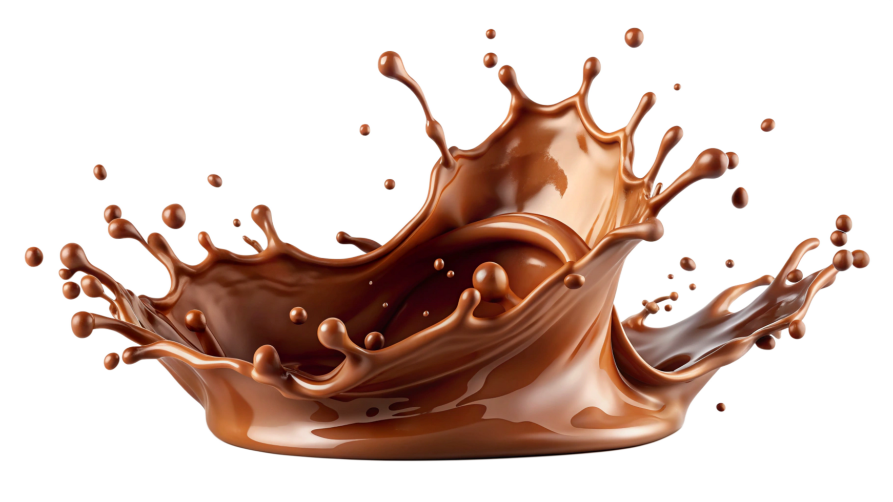 Smooth Liquid Chocolate Splash png