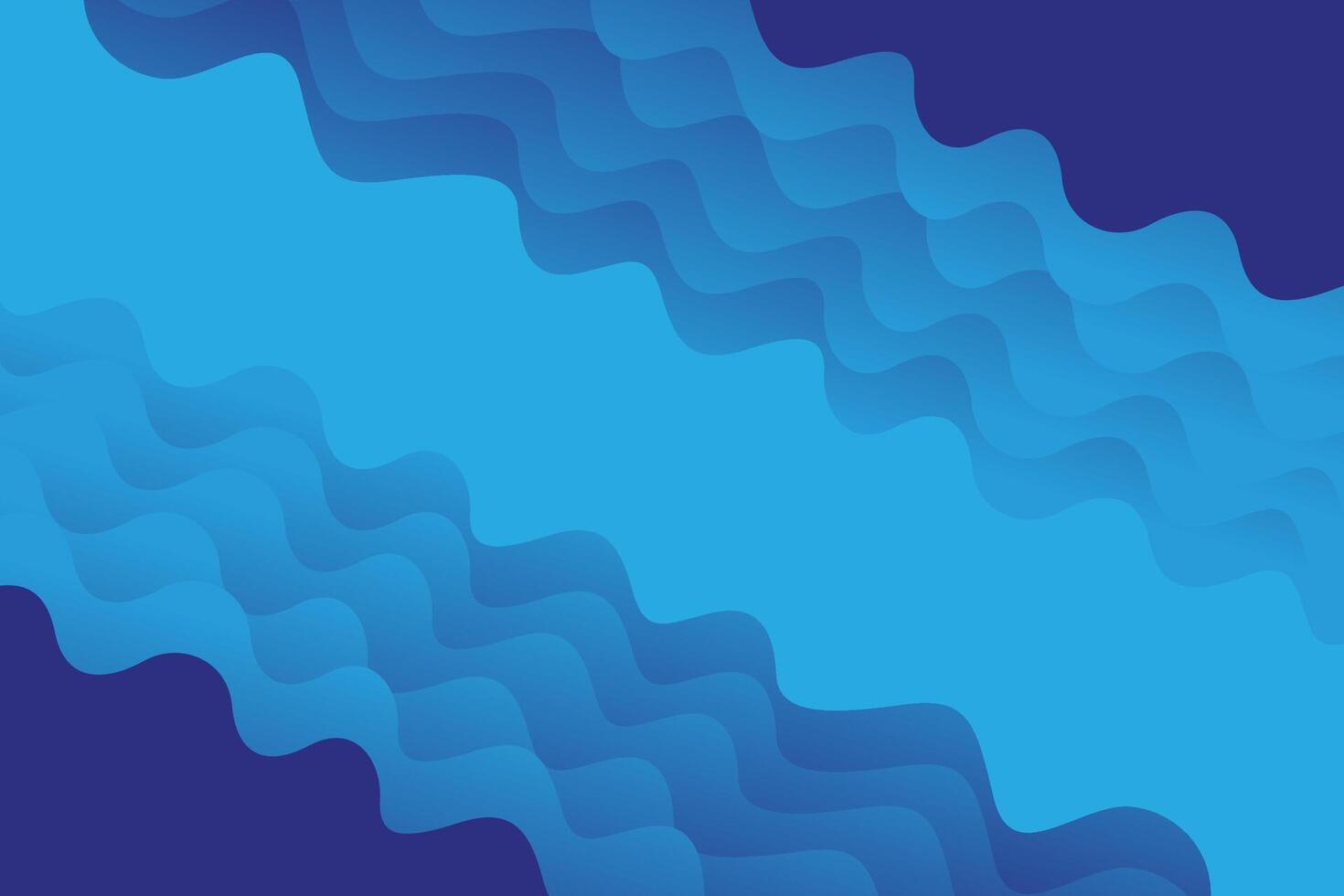 Modern sea effect wave background vector