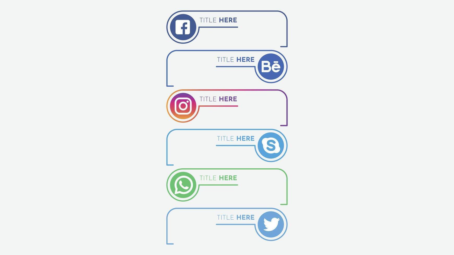 Abstract Infographics template with tabs illustration vector