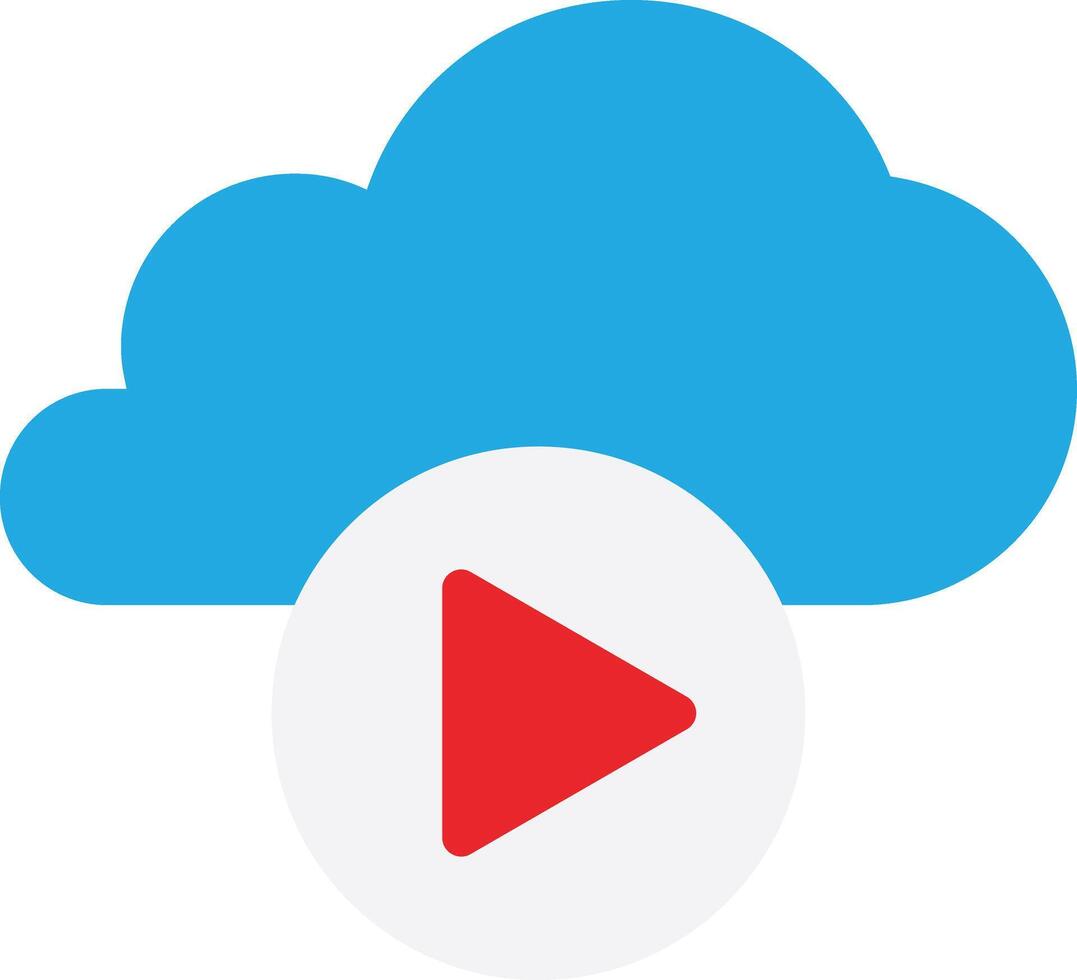 Cloud Media Storage vector