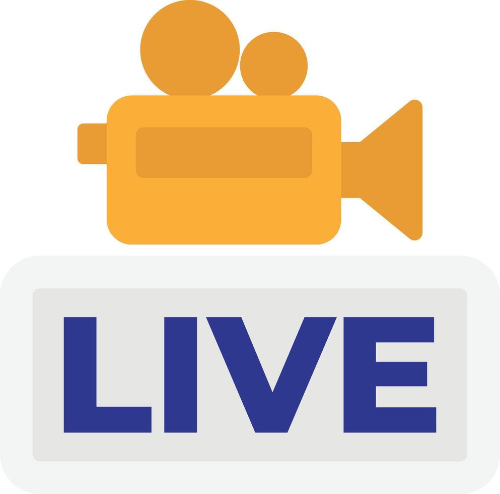 Live Media Streaming vector