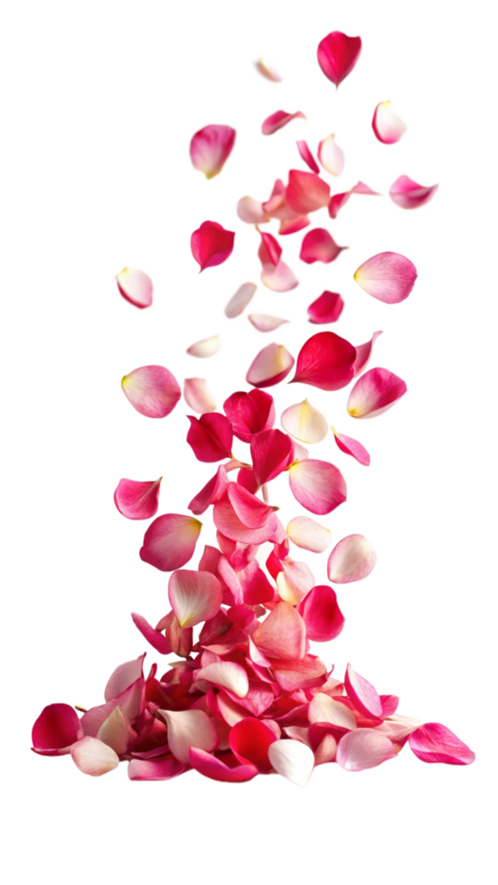Graceful Petals Floating Down png