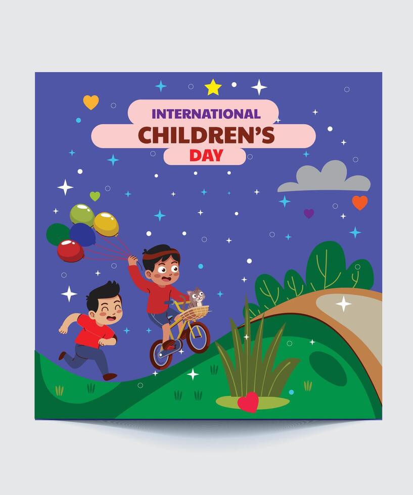 World Children Day vector