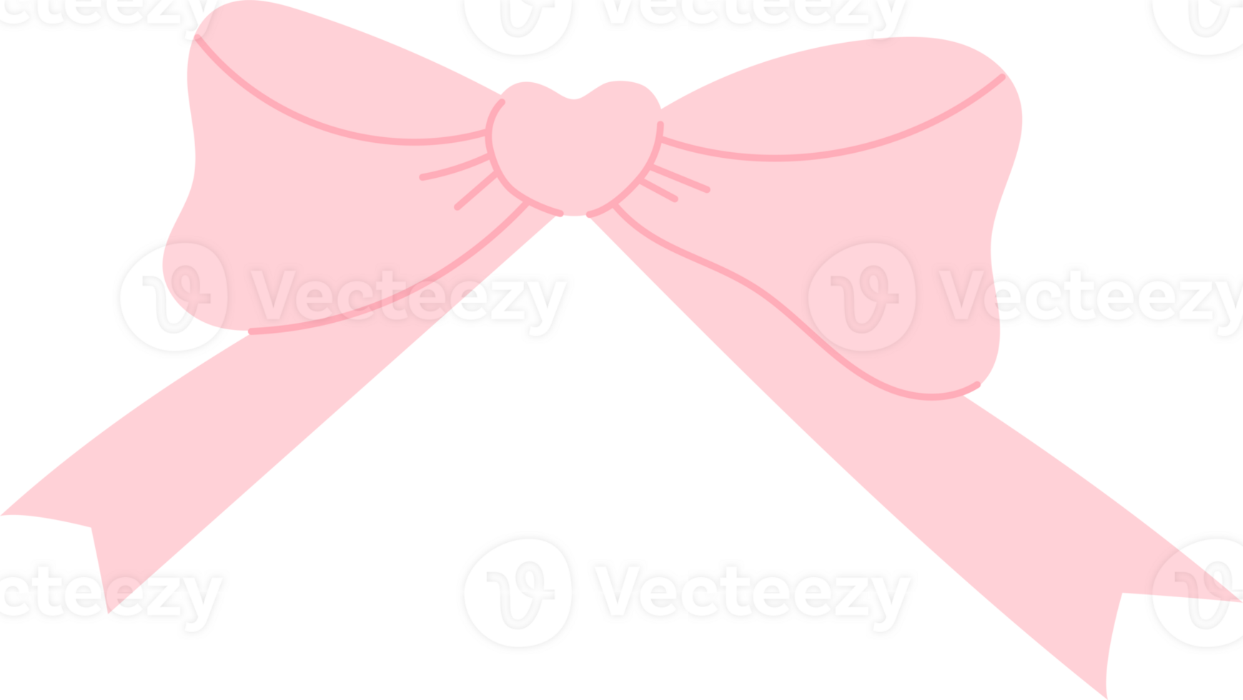 Cute coquette pink bow png