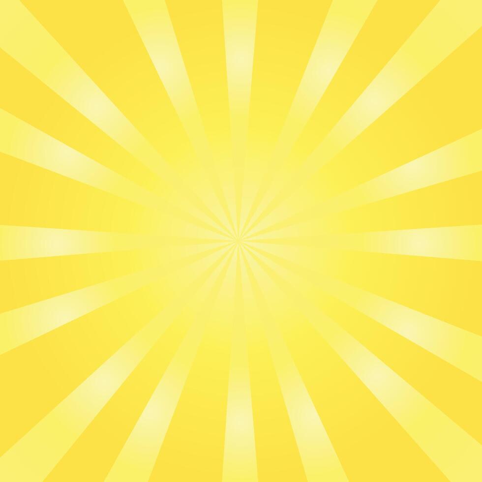 yellow background with center glowing light effect vector