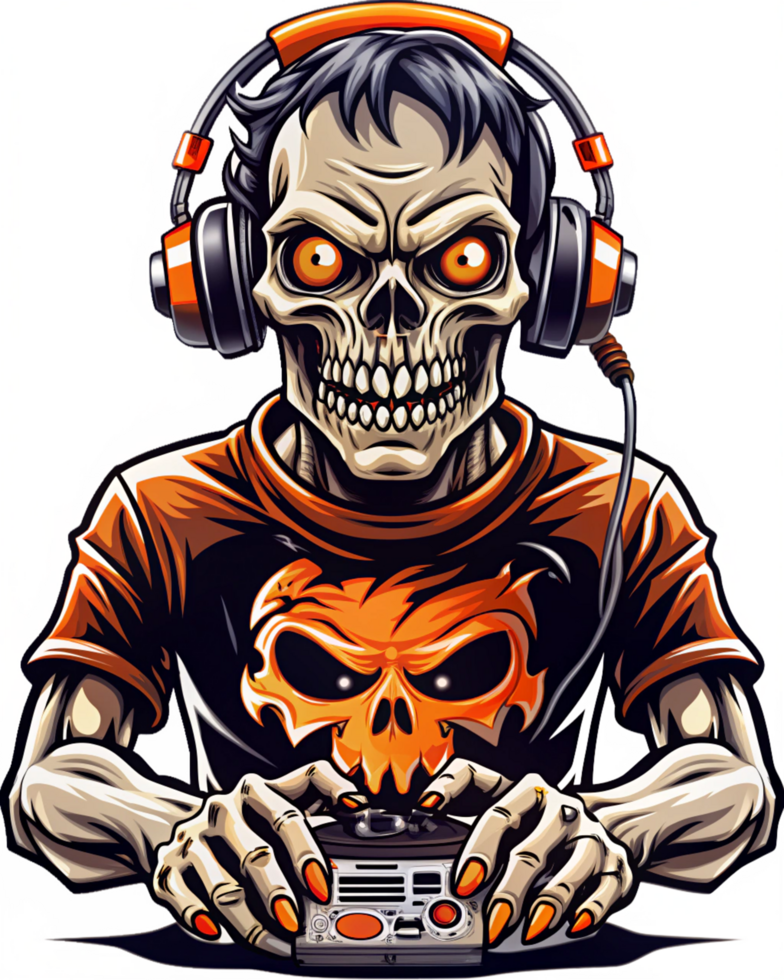 Game-Obsessed Zombie Logo png