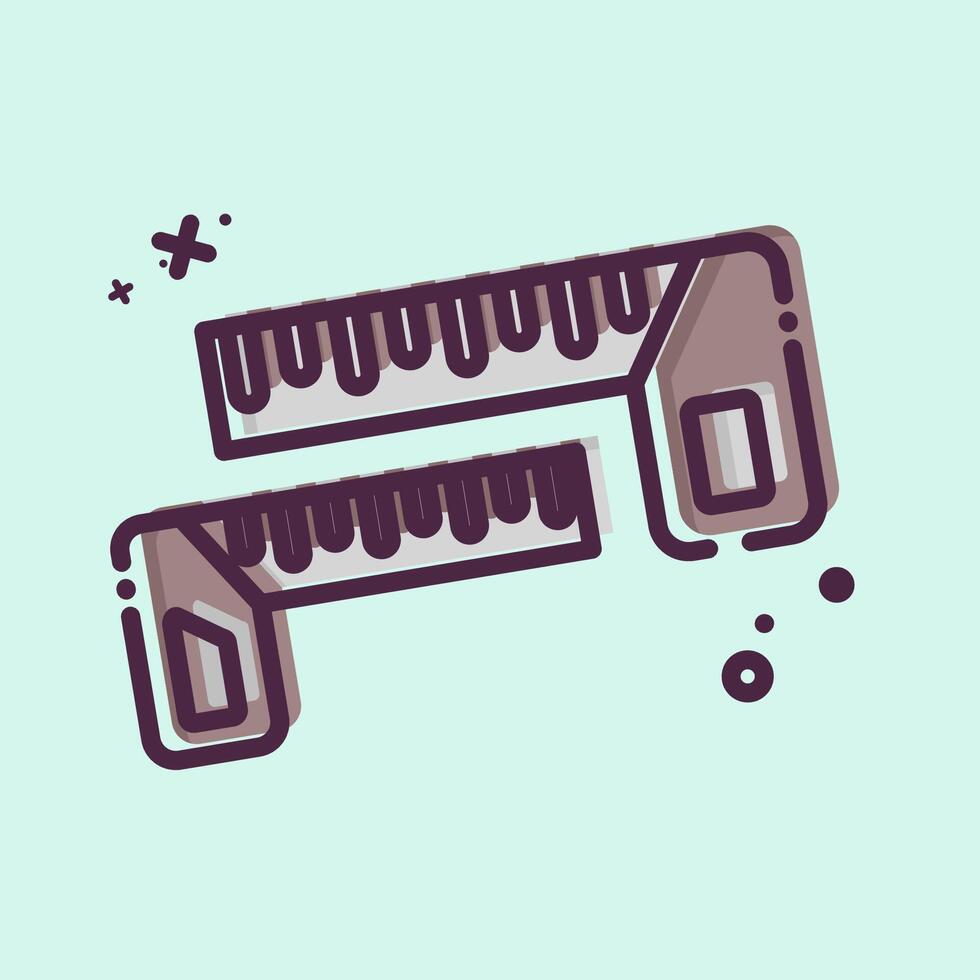 Icon Carpenters Square. related to Measuring symbol. MBE style. simple illustration vector