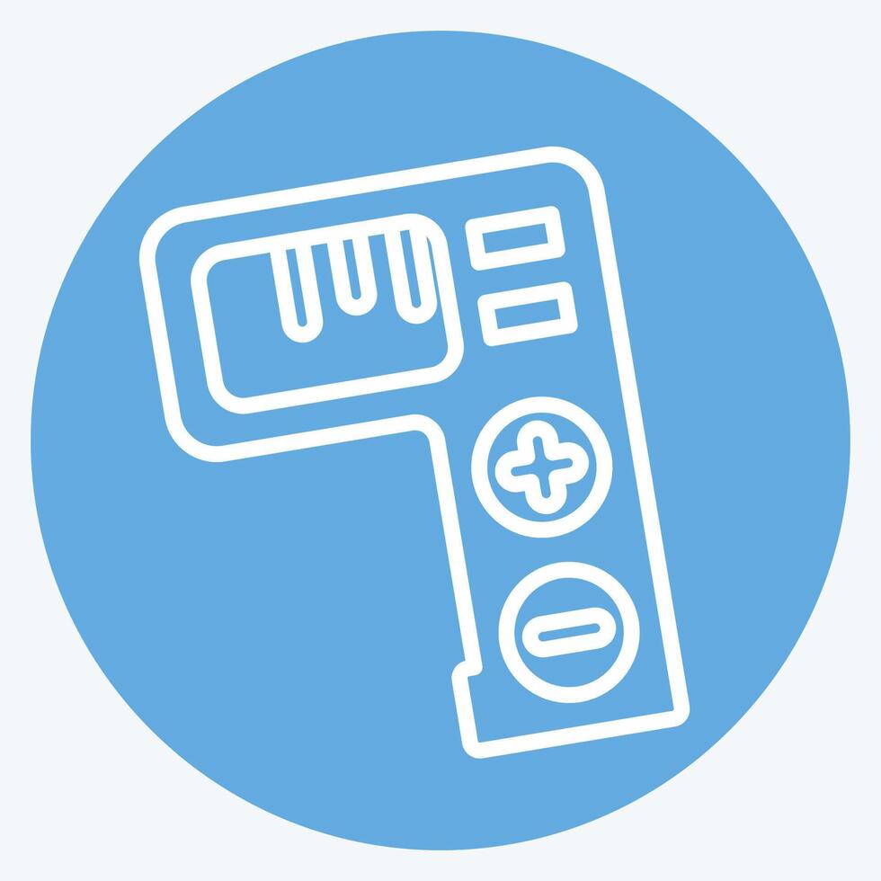 Icon Tally Counter. related to Measuring symbol. blue eyes style. simple illustration vector