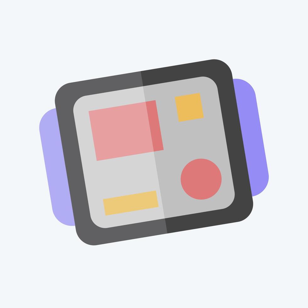 Icon Insulation Tester. related to Measuring symbol. flat style. simple illustration vector
