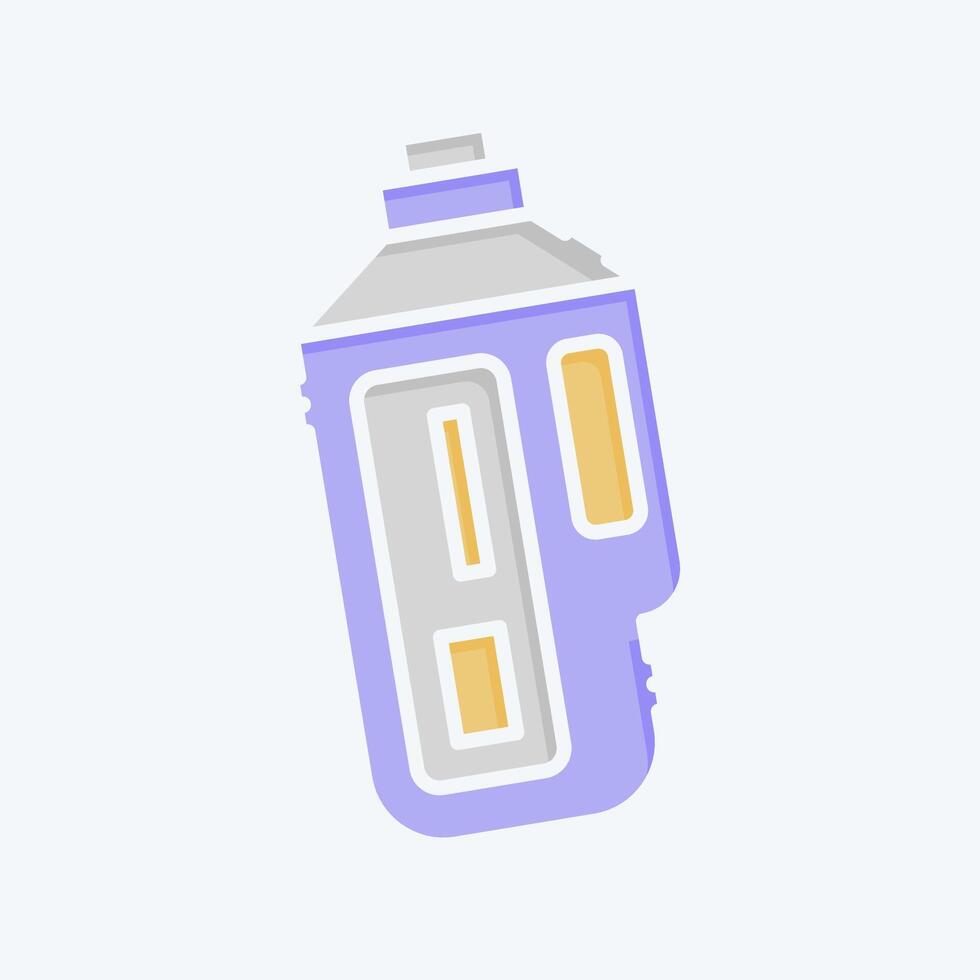 Icon Vibrometer. related to Measuring symbol. doodle style. simple illustration vector
