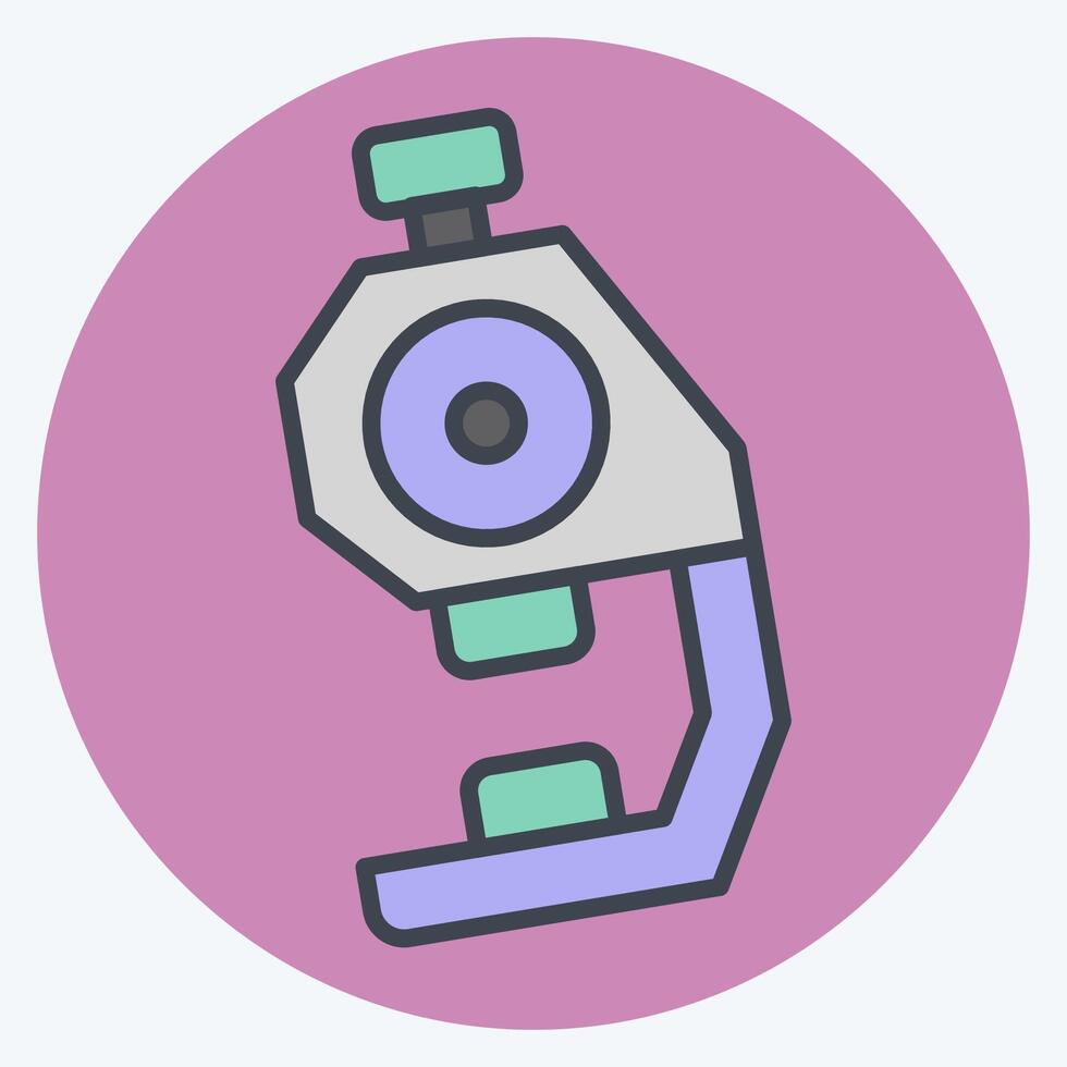 Icon Dial Galige. related to Measuring symbol. color mate style. simple illustration vector