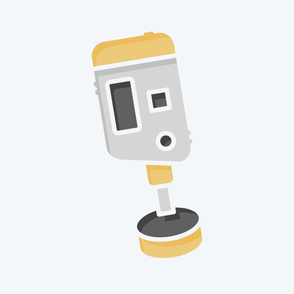 Icon Hardness Tester. related to Measuring symbol. doodle style. simple illustration vector