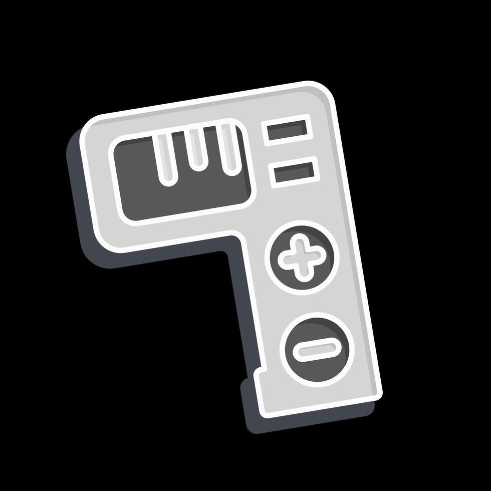 Icon Tally Counter. related to Measuring symbol. glossy style. simple illustration vector
