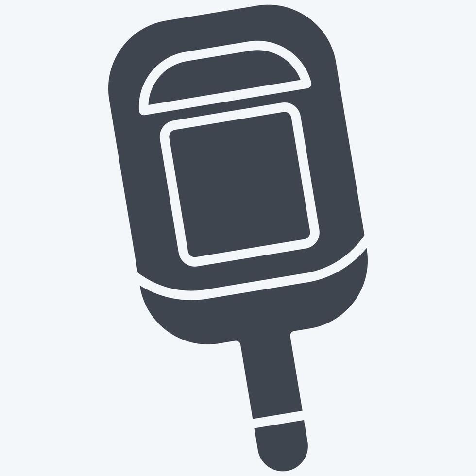 Icon Thermomete. related to Measuring symbol. glyph style. simple illustration vector