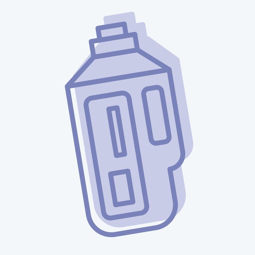 Icon Vibrometer. related to Measuring symbol. two tone style. simple illustration vector
