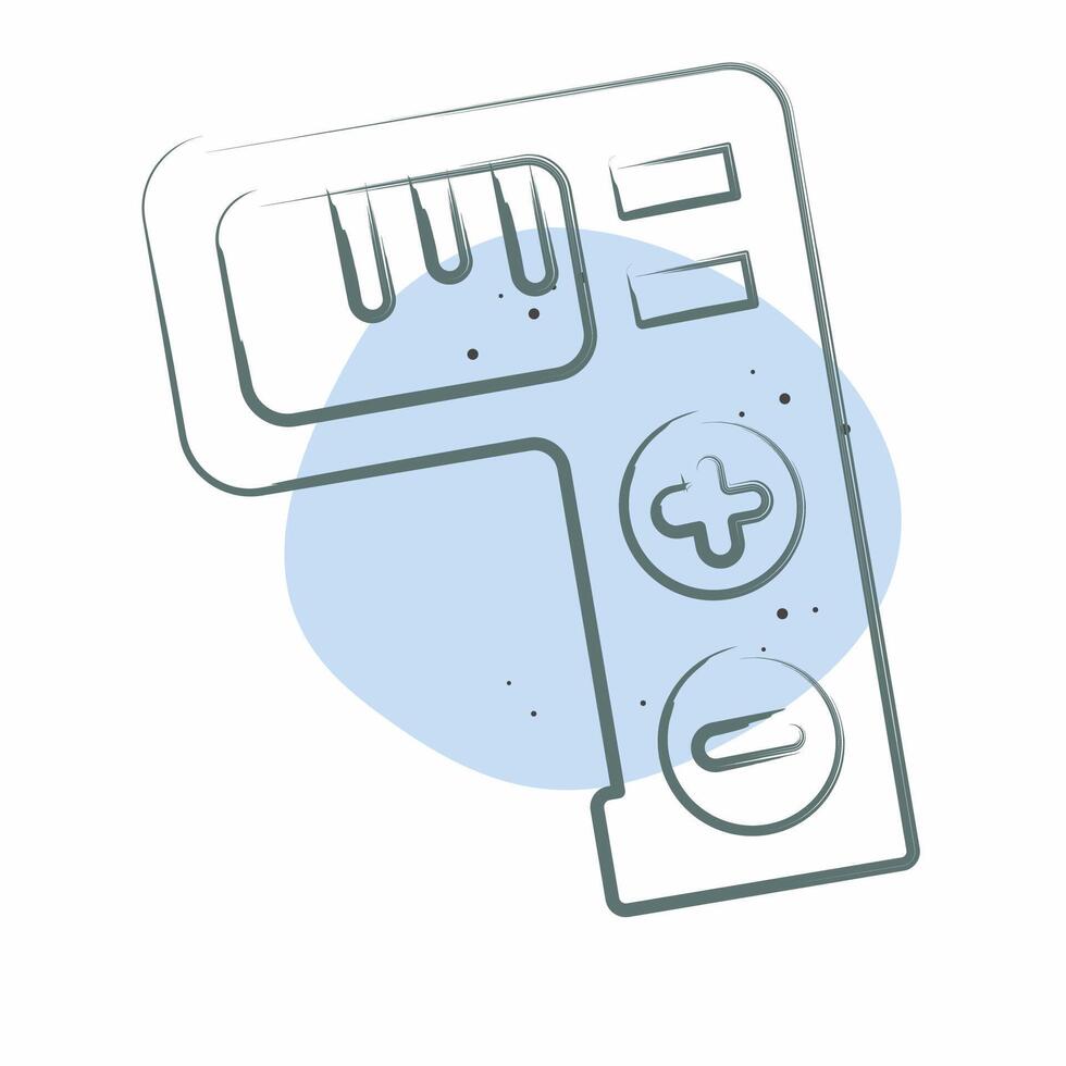 Icon Tally Counter. related to Measuring symbol. Color Spot Style. simple illustration vector