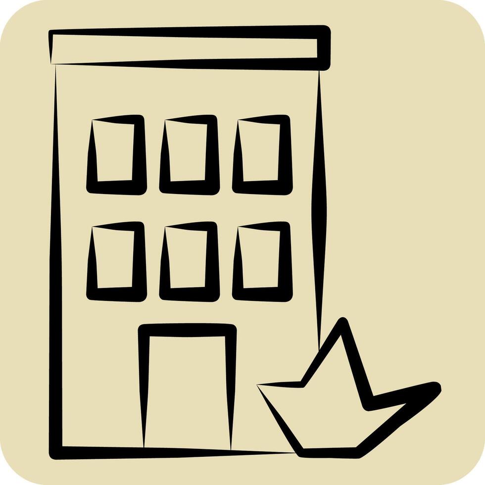 Icon Blast. related to War Military symbol. hand drawn style. simple illustration vector