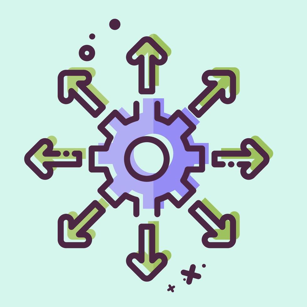 Icon Options. related to Choice symbol. MBE style. simple illustration vector