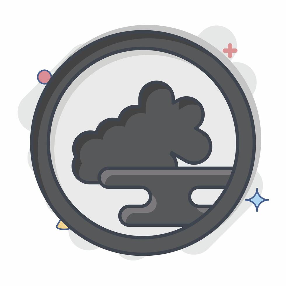 Icon Kimchi. related to Korea symbol. comic style. simple illustration vector
