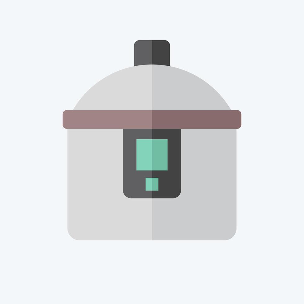 Icon Cooking Pot. related to Breakfast symbol. flat style. simple illustration vector