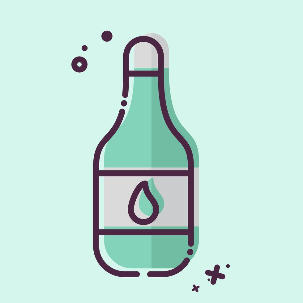 Icon Water. related to Breakfast symbol. MBE style. simple illustration vector