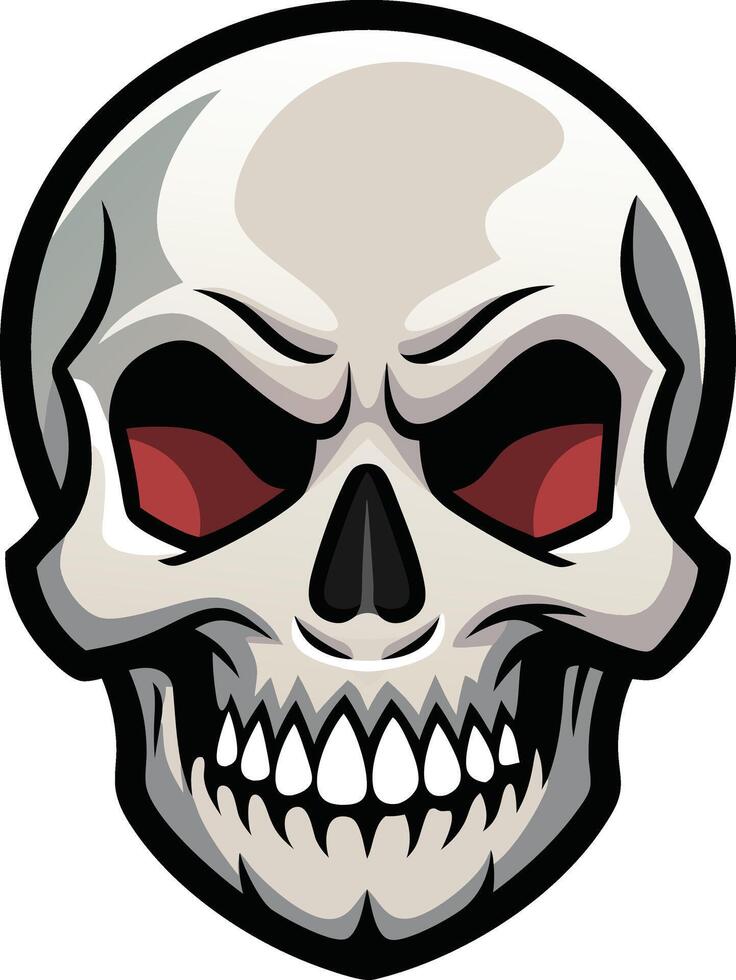 Skull Illustration Art, High-Quality vector