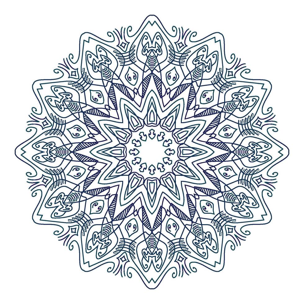 Hand drawn ornament vector