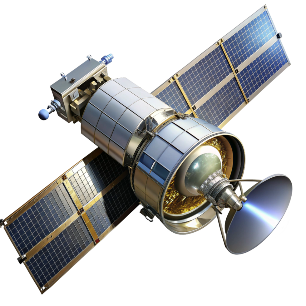 Satellite in Space Earth Constant Companion png