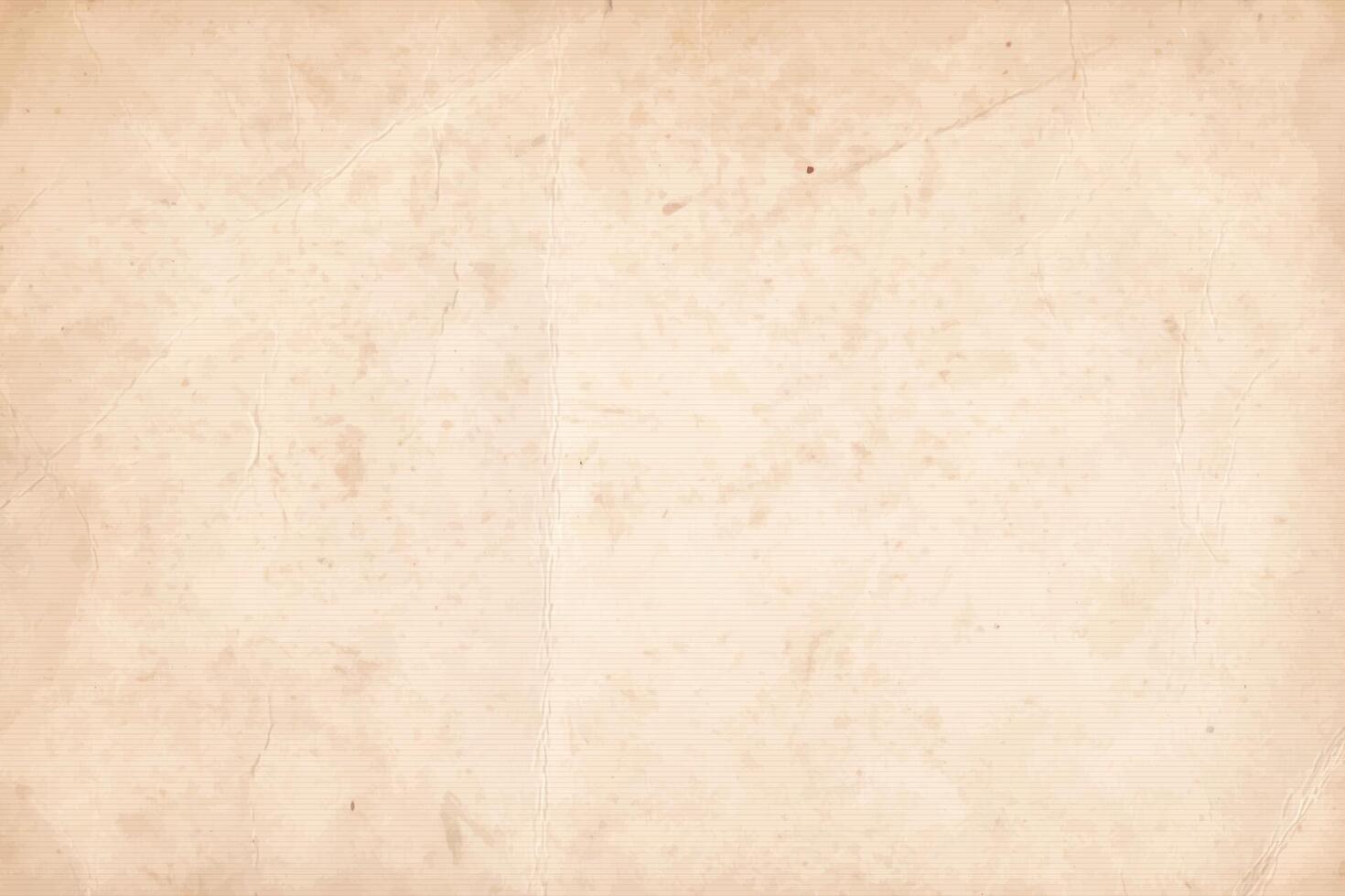 Old vintage paper texture background. Horizontal brown paper sheet vector