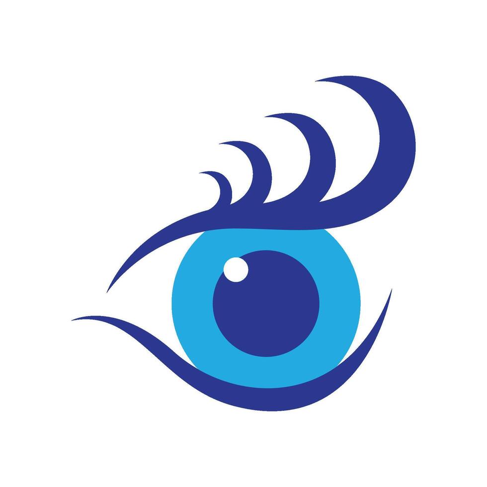 eye health logo illustration image vector