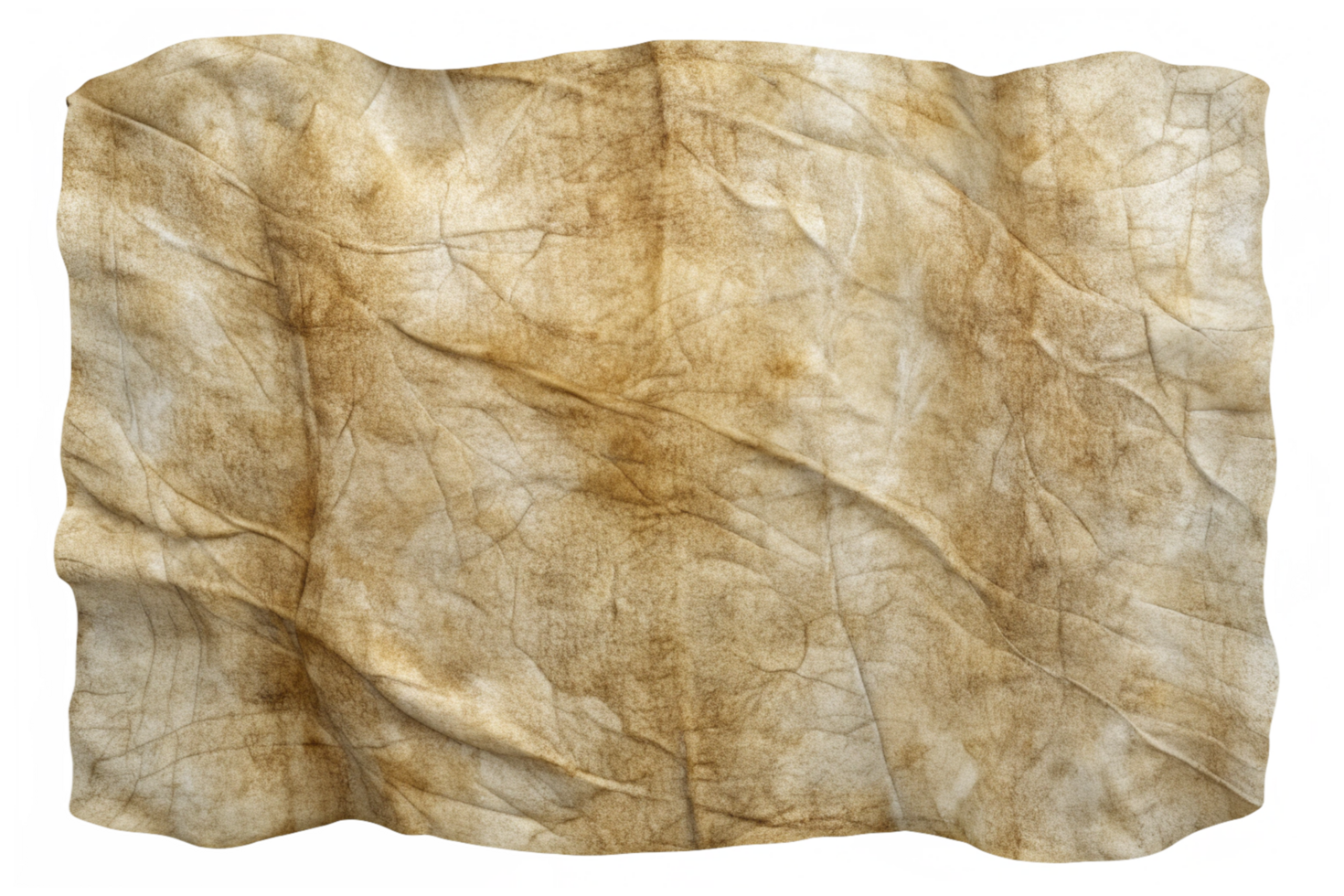 Timeless Old Parchment Paper Sheet 3d Render png