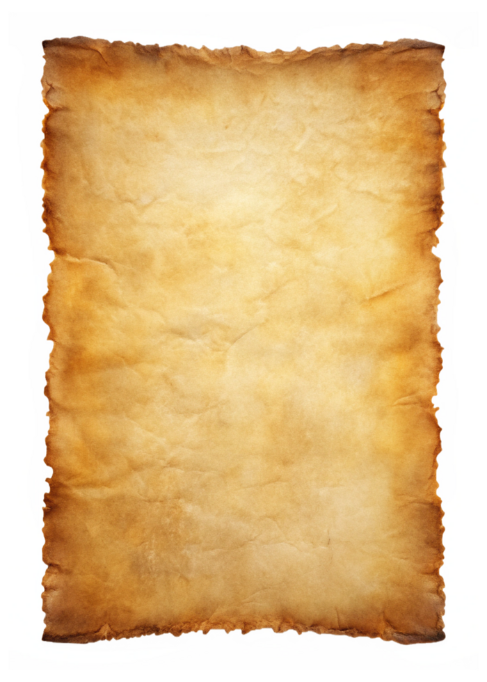 velho pergaminho papel com antigo textura png