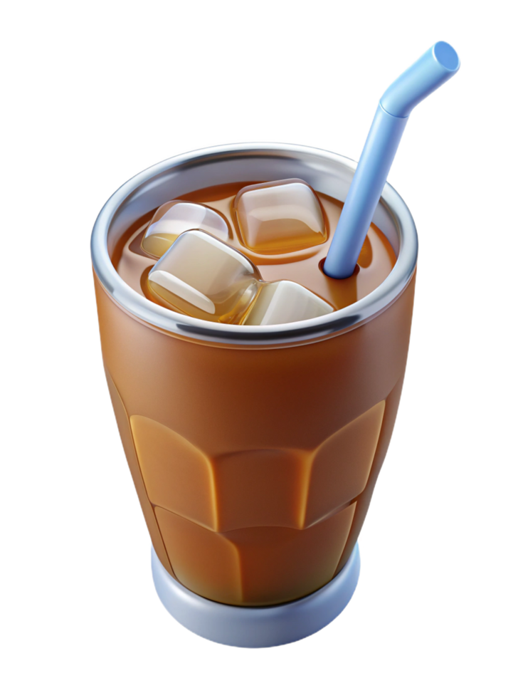 Refreshing Homemade Iced Tea 3d png